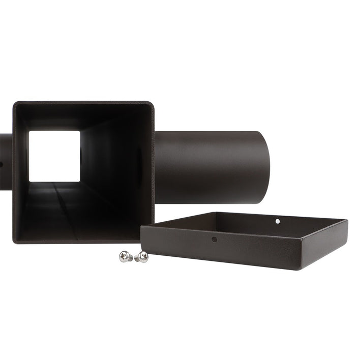 Bullhorn Bracket for parking lot lights