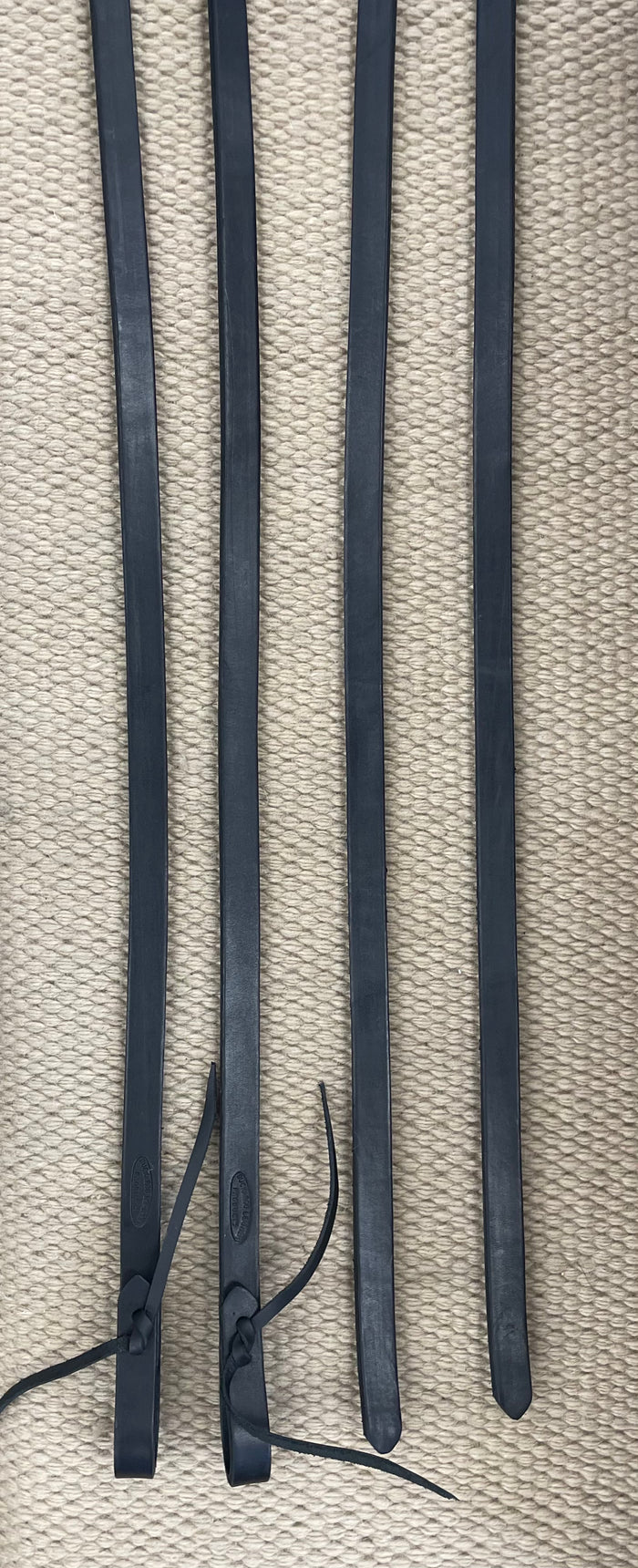Split Reins - SR91 - 3/4" x 8' Black Harness