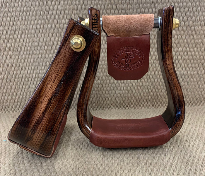 Stirrups - STP52 - Nettles 2.5" Flat Bottom Triple Finish
