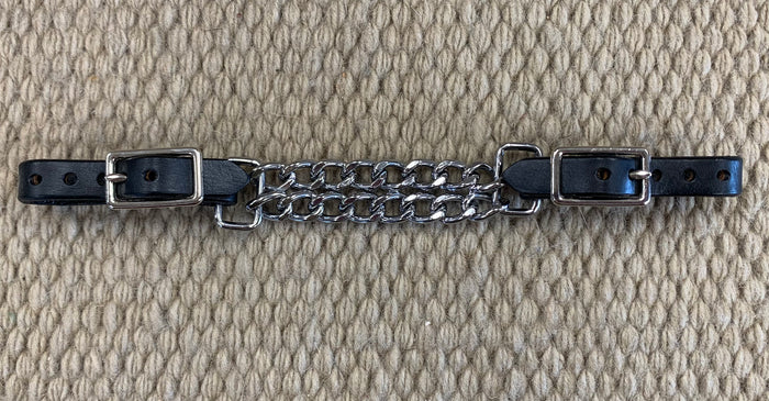 CURB STRAP - CS31 - 1/2" Double Chain Black