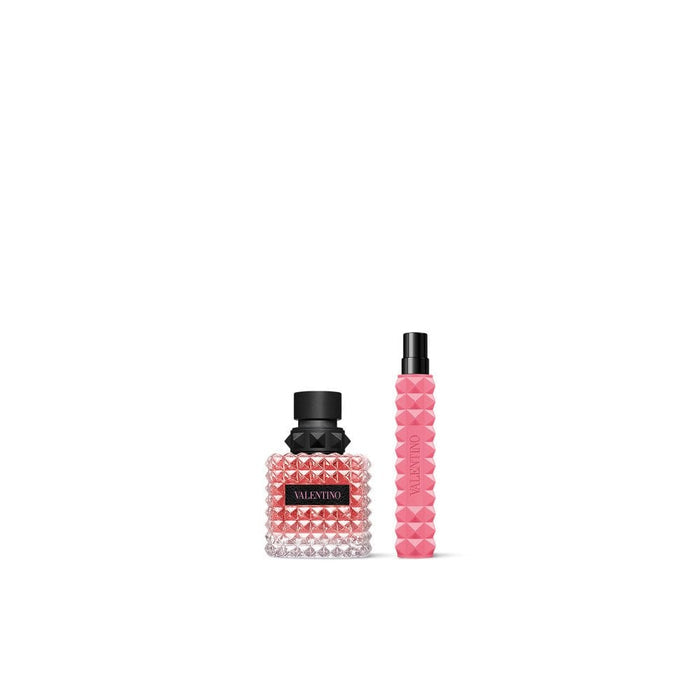 Valentino Born in Roma Donna Eau De Parfum 50ml & Travel Spray 10ml Gift Set