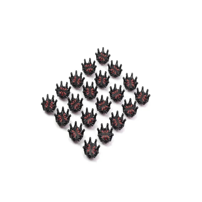 Black and red spiky golf shoes spikes in spikes repair kit