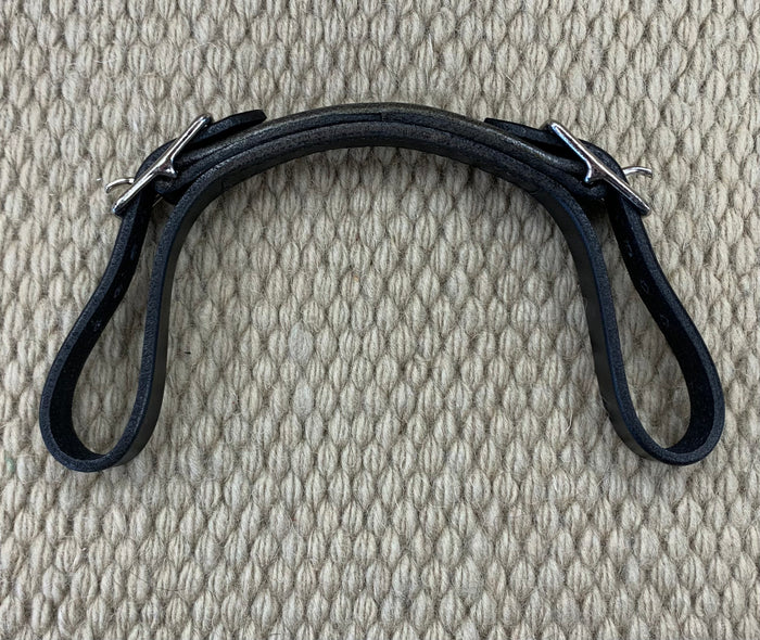 CURB STRAP - CS09 - 5/8" Double Buckle Black