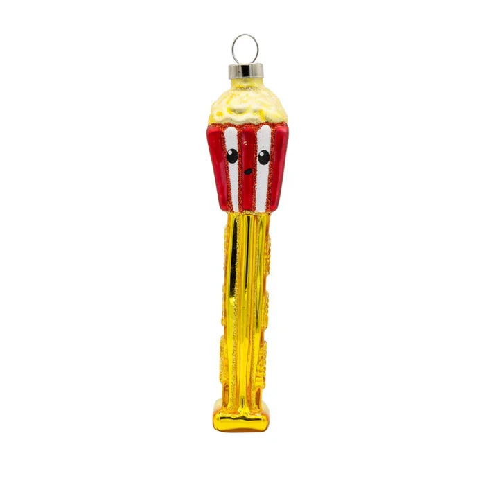 Kat + Annie Popcorn PEZ Christmas Ornament