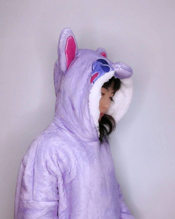 Kuni the Raccoon Fleece Blanket Hoodie - PRE - ORDER - Koodle