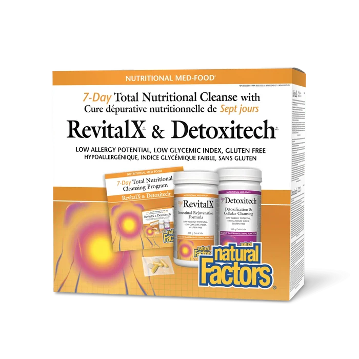 Natural Factors: RevitalX & Detoxitech 7-Day Cleanse Kit
