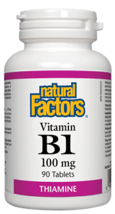 Natural Factors: Vitamin B1 100 mg