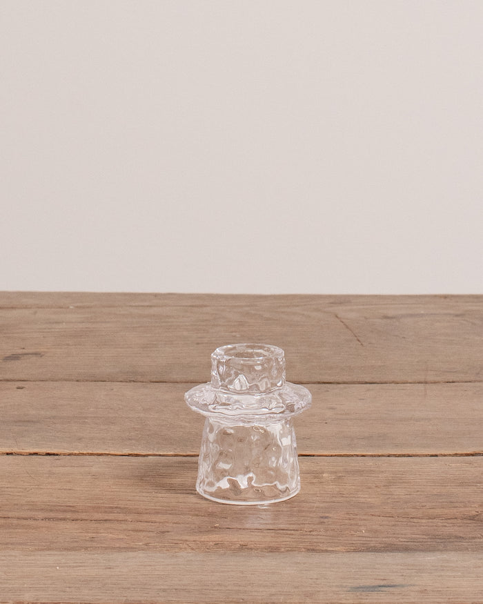 Organic Glass Taper Holder