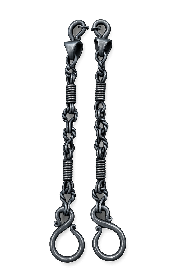 Rein Chains - RCH11 - Jed Rice Antique Twist 7 3/4"