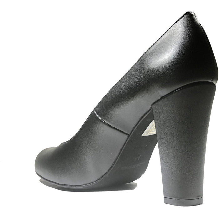 'Tanya' Black vegan leather high heel by Zette Shoes - Vegan Style