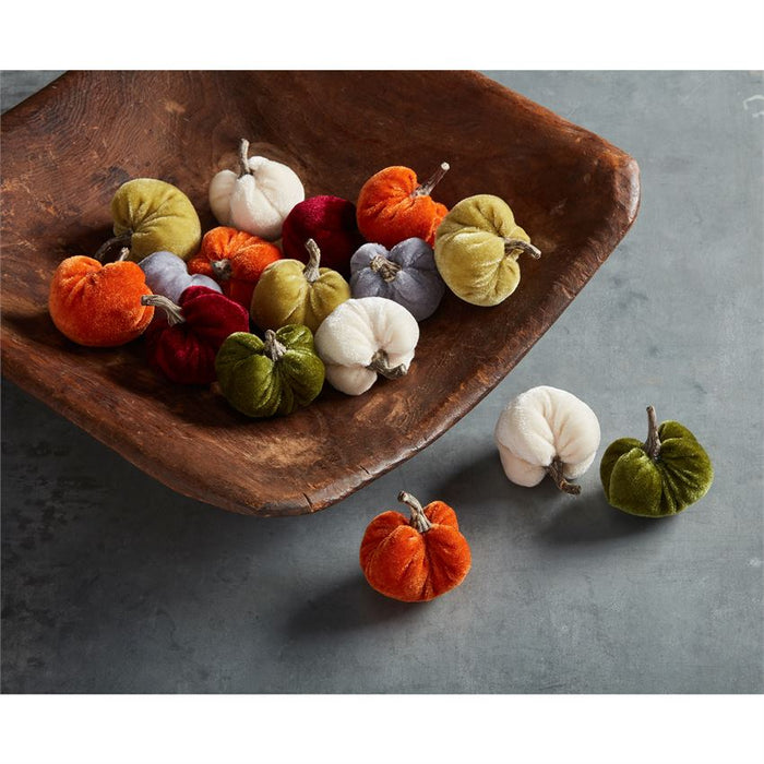 Velvet Tiny Pumpkin Set