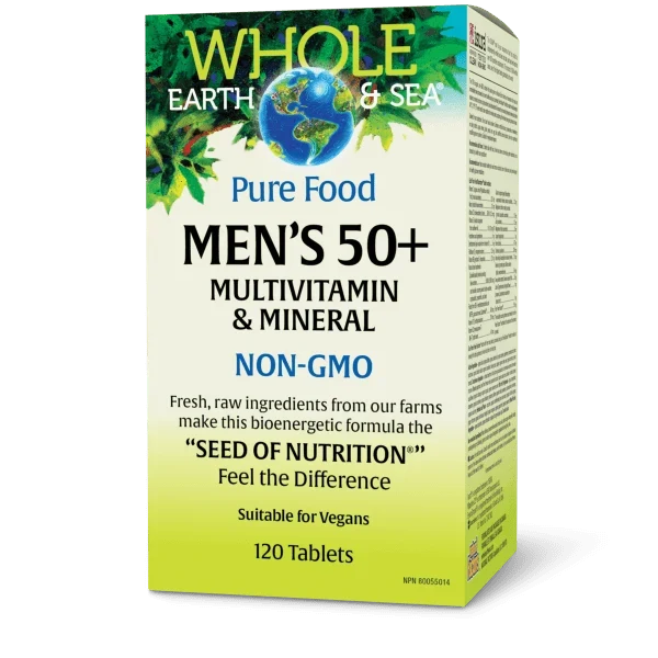 Whole Earth & Sea: Men’s 50+ Multivitamin & Mineral