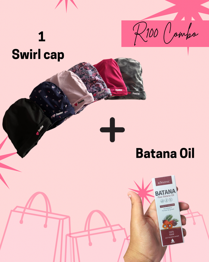 1 Swirl cap + banana oil