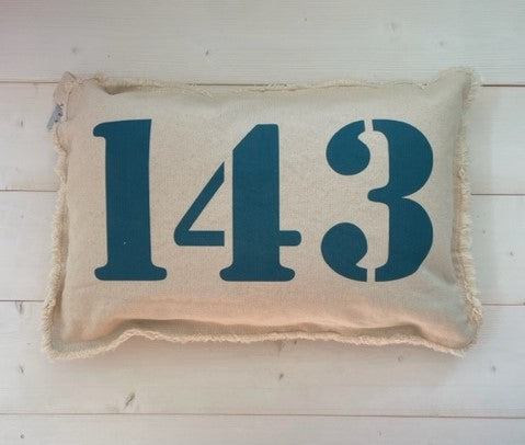 143 Baby Pillow-Nautical Blue
