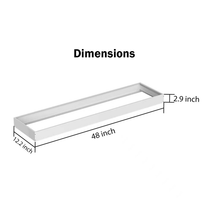 1'x4' Surface Mount Kit for LED Panel Light