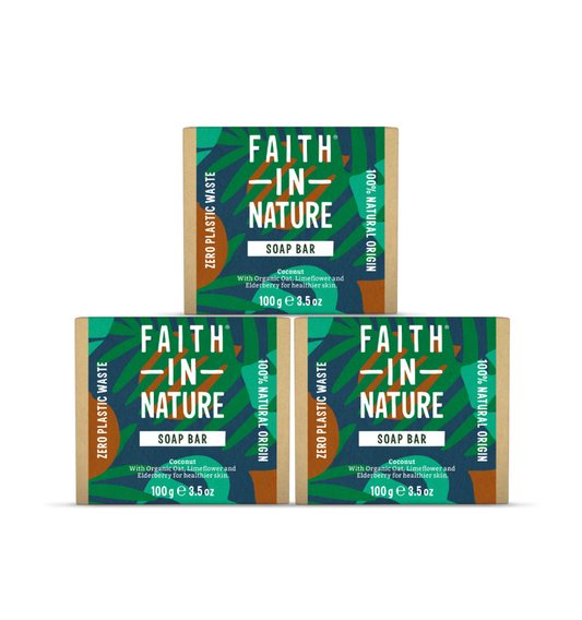 3 x Coconut soap bars
