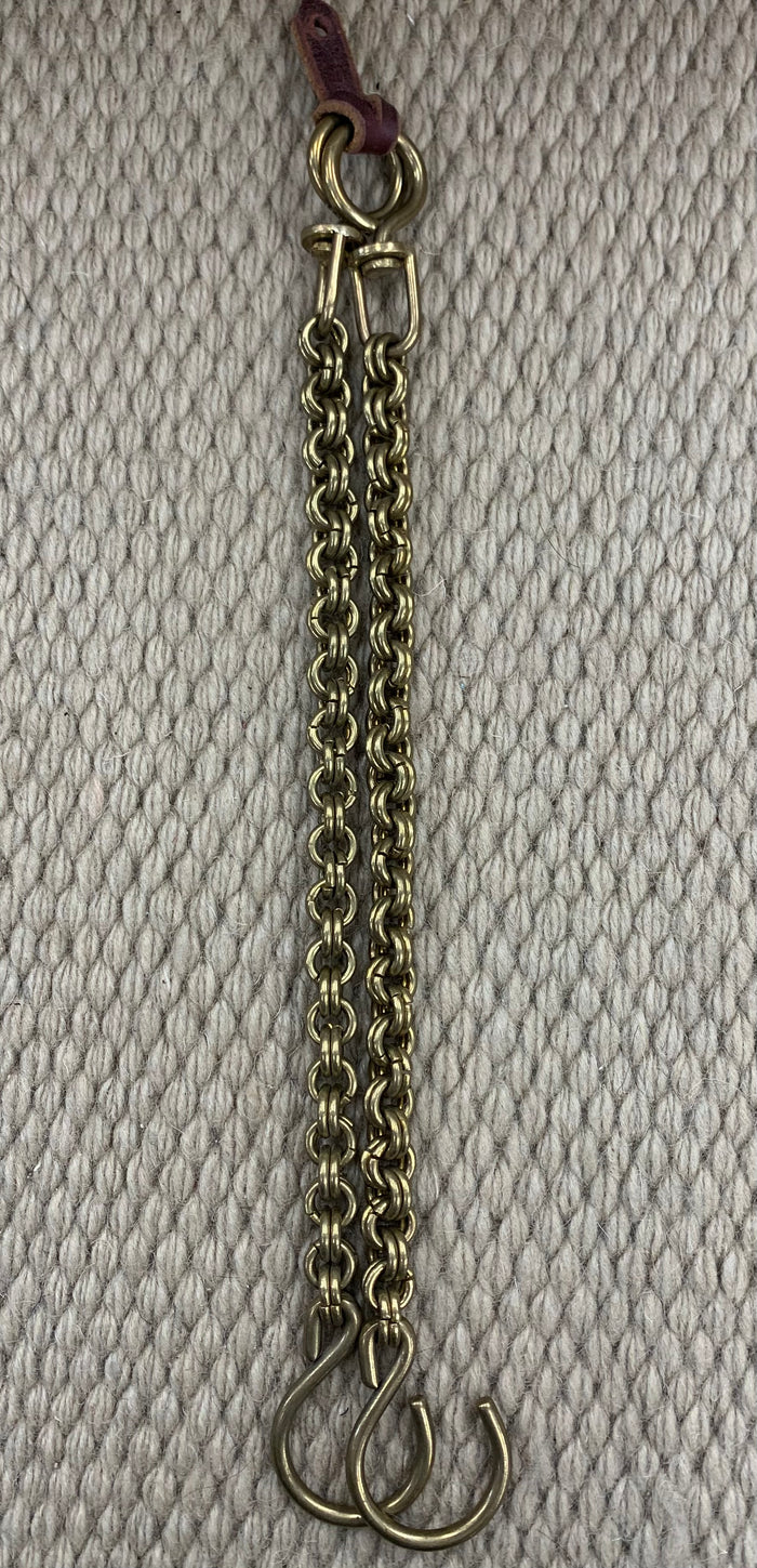 Rein Chains - RCH12 - TRB Copper Double Ring - 10 1/2"