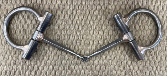BIT - NH26 - Nolan Hansen Signal D-Ring Alligator Snaffle - 2 1/2" Rings