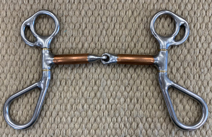 BIT - RM59 - Reinsman 1/2" Smooth Copper Snaffle