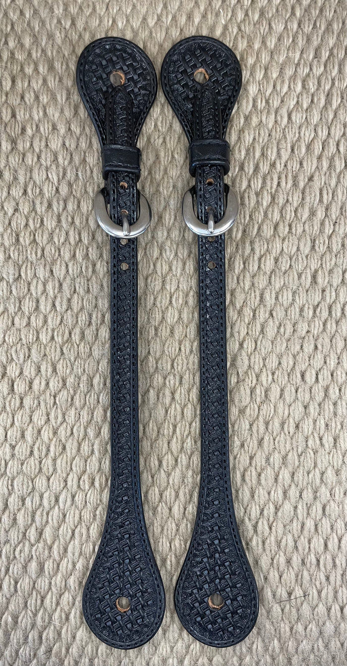 Spur Straps - SPS42 - Men's Small Straight Basket Black