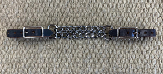 CURB STRAP - CS32 - 1/2" Double Chain Latigo