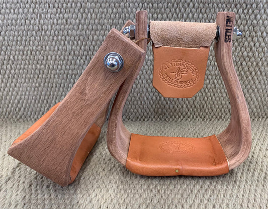 Stirrups - STP43 - Nettles 3" Chisholms Oversized Gunstock