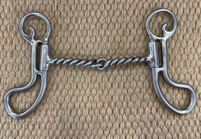 BIT - PB08 - Pro Choice EQ Pony Twisted Snaffle 4 1/2"