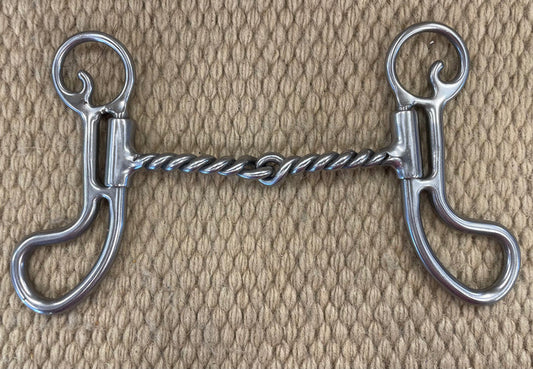 BIT - PB08 - Pro Choice EQ Pony Twisted Snaffle 4 1/2"