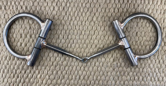BIT - NH24 - Nolan Hansen Signal D-Ring Alligator Snaffle - 3" Rings