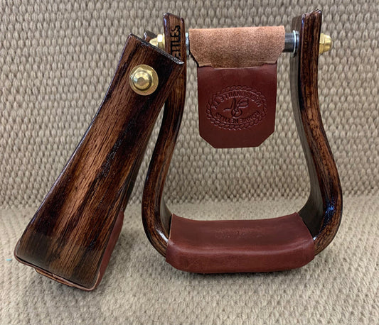 Stirrups - STP52 - Nettles 2.5" Flat Bottom Triple Finish