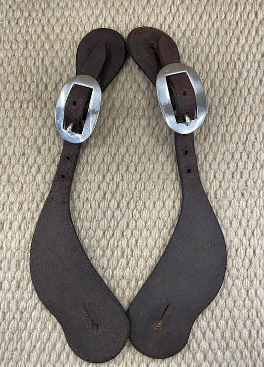 Spur Straps - SPS33 - Martin Cowboy Chocolate Rough Out