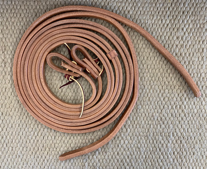 Split Reins - SR32 - 5/8" x 8' Harness Leather