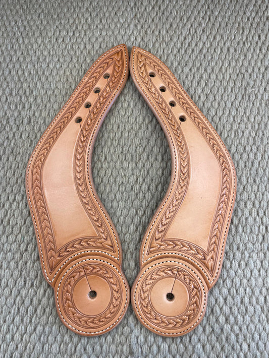 Spur Straps - SPS92 - Toni Pedrini Dove Wing Running Leaf