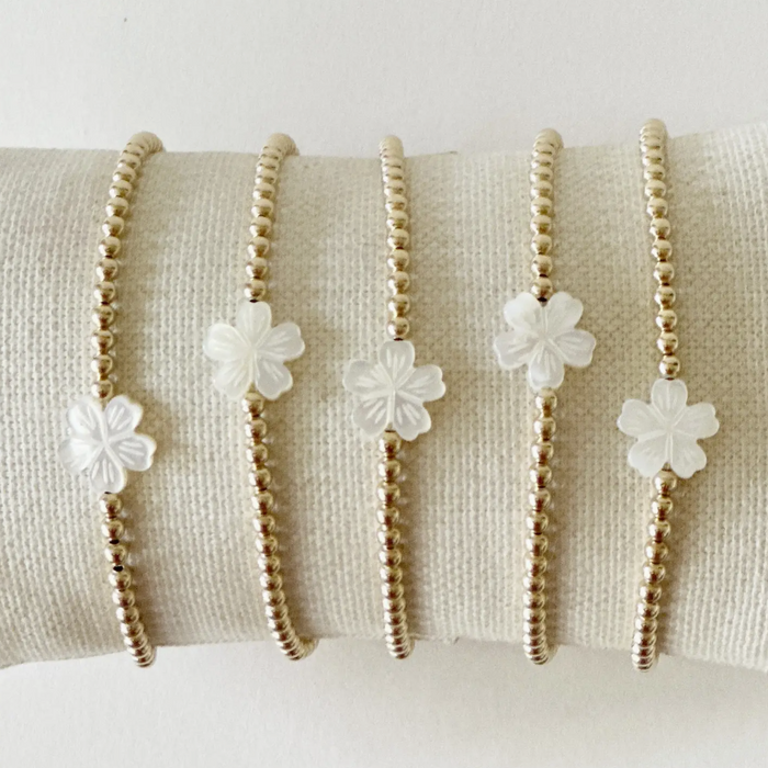 Aloha Gold Bead Bracelet