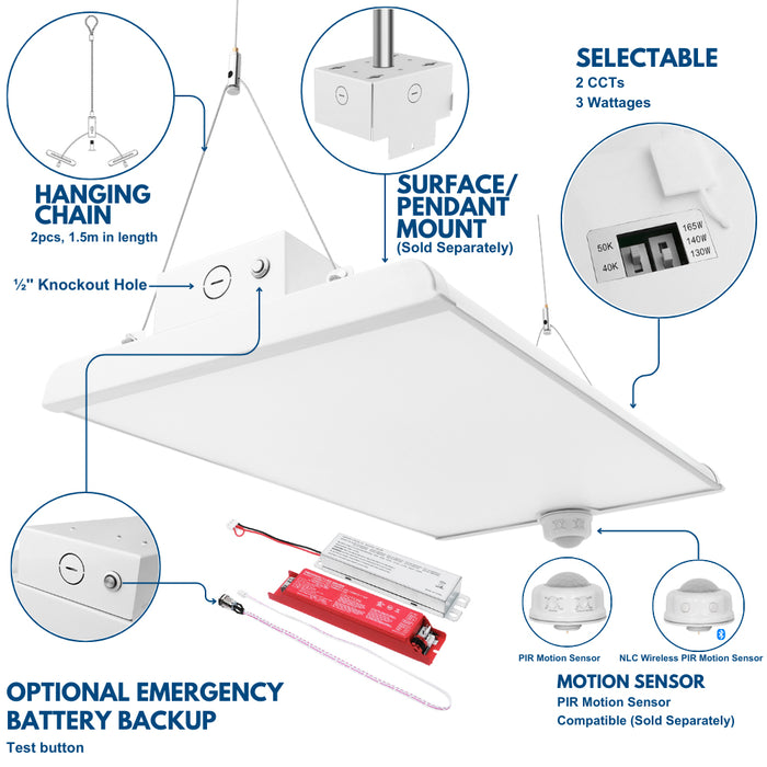 Konlite ALTA 165W LED High Bay Light product details