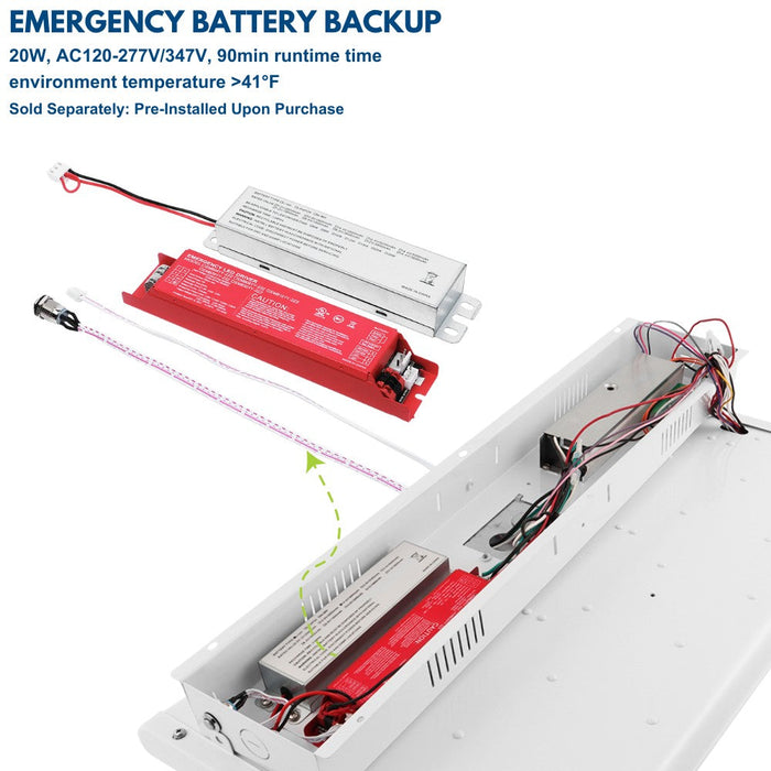 Emergency Battery Backup for Konlite ALTA 105W LED Low Bay Light