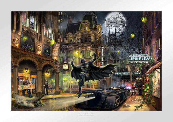 Batman&trade; Gotham City&trade; - Limited Edition Paper - SN - (Unframed)
