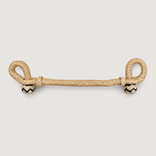 BIT - BH04 - Rawhide Bit Hobble Natural and Black