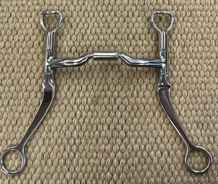BIT - MB106 - Myler Flat Shank Low Port Comfort Snaffle 5”