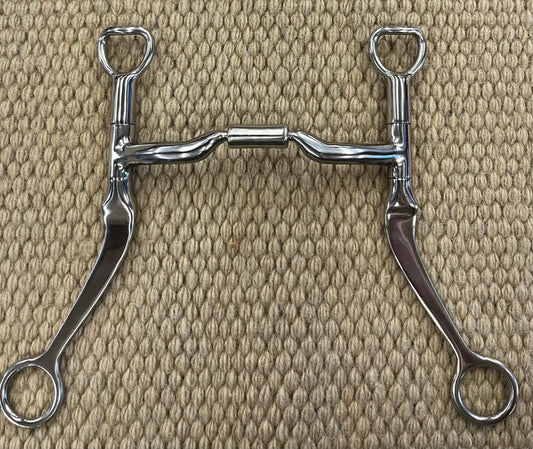 BIT - MB106 - Myler Flat Shank Low Port Comfort Snaffle 5”