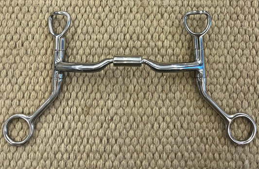 BIT - MB116 - Myler HBT Shank Low Port Comfort Snaffle 5 1/2”