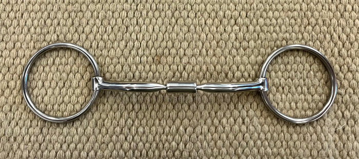 BIT - MB85 - Myler Loose Ring Comfort Snaffle Wide Barrel 6"