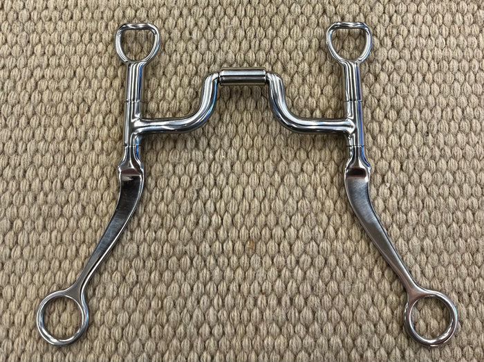 BIT - MB95 - Myler Flat Shank Medium Ported Barrel Narrow 5"