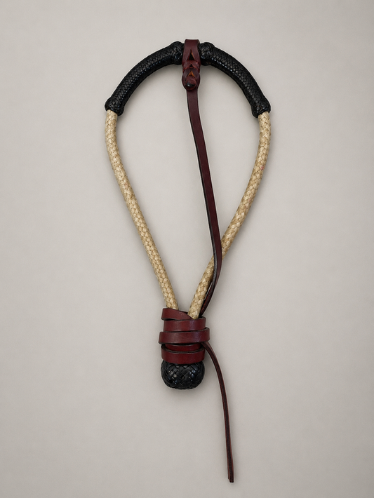 Bosal - B91 - 3/8" 16 Plait Natural with Forelock Tie