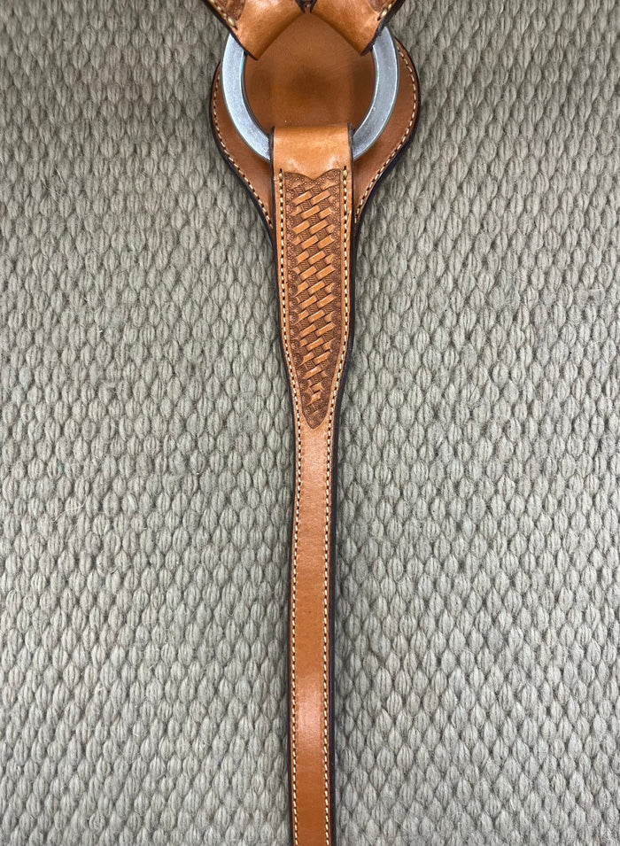 Breast Collar - BC35 - Basket Antiqued Three Scallop