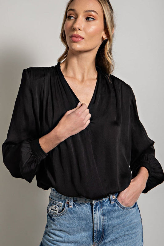 Calista V-Neck Bodysuit