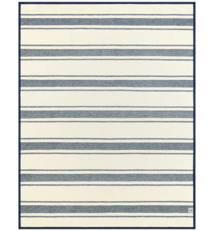 Chappywrap Dockside Stripe Blanket - Navy