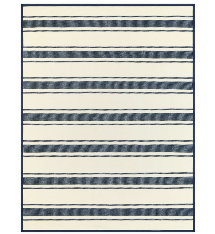 Chappywrap Dockside Stripe Blanket - Navy