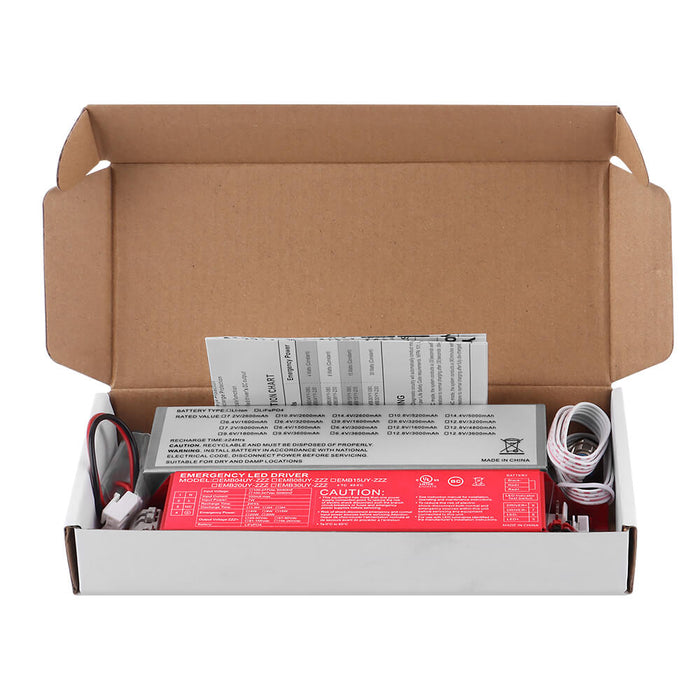 Package of 8W LED Emergency Backup Driver