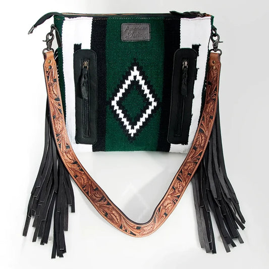 Concealed Carry Purse with Detailed Handle